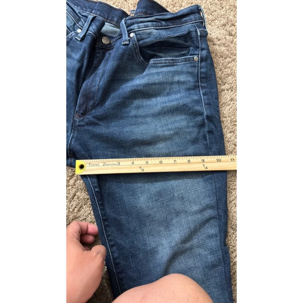 Levis Premium 511 Slim Fit Mens Jeans Dark Wash Denim 34x29‎ Redloop